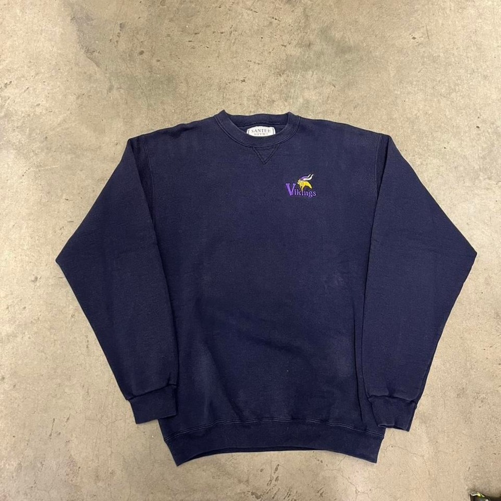 STARTER Navy Crewneck Sweater